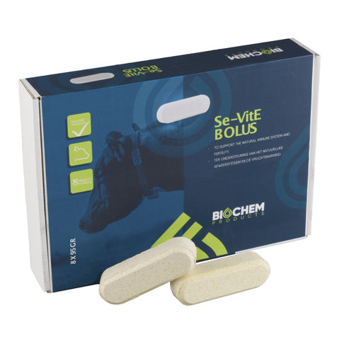 Bolus / der Ernährung - SE-VITE  - Biochem Products - für Rinder / intra-rumenal / organisch