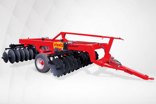 Gezogene Kurzscheibenegge - GT-GD series - GURBUZ FARMING MACHINERY MANUFACTURING COMPANY - zweiteilig / Offset / mit Hydraulikregelung