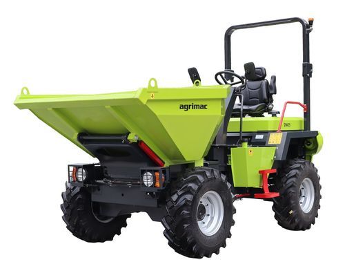 Knickgelenkter Mini-Dumper - DW35 - agrimac - mit Frontentladung / mit Gummireifen / elektrisch