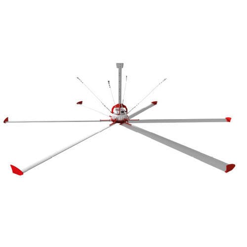 Ventilator für Gewächshaus - HURRICANE SERIES - Gigola e Riccardi Spa - Luftumwälz / deckenmontiert / Axial