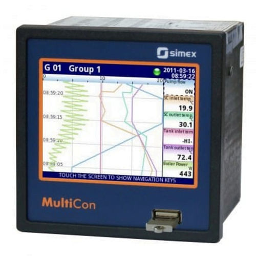 Temperatur-Datenlogger - MULTICON CMC-99 - Metri Measurements - Industrie / kompakt / mit Touchscreen