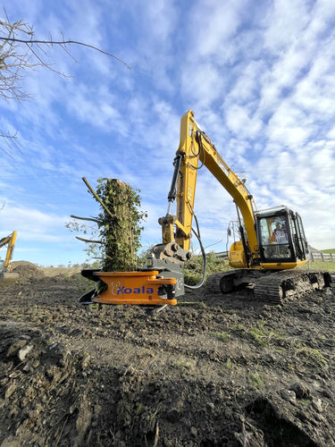 Baumschere für Lademaschinen - Koala400 - MDE Machinery Ltd - für Kran / für Materialumschlag / für Holz