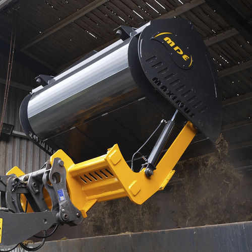 Schaufel mit höhergelegener Einleitung - MDE Machinery Ltd - Futterverteil