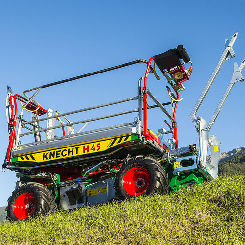 Erntewagen für Obstplantage - H45 - KNECHT GmbH - mit Eigenantrieb / höhenverstellbar / elektrisch