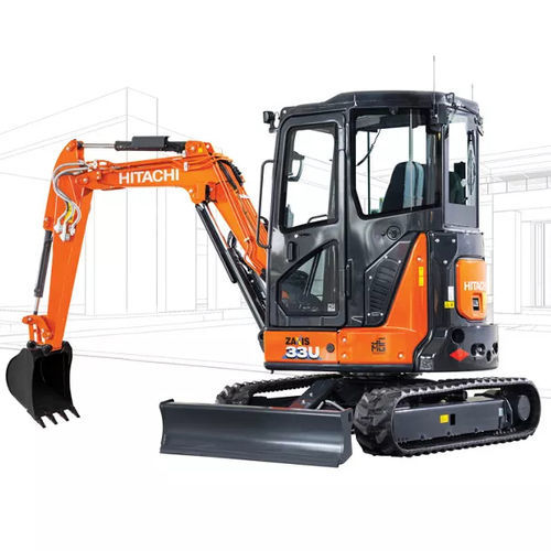 Hydraulischer Bagger - ZX33U-6 - Hitachi Construction Machinery (Europe) - Mini / mit Klinge