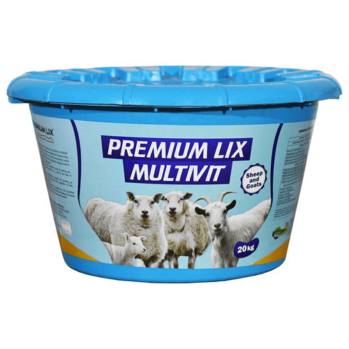 Melasse-Leckeimer - PremiumLix Multivit  - S.I.N. HELLAS - für Ziegen / für Schafe / Spurenelemente