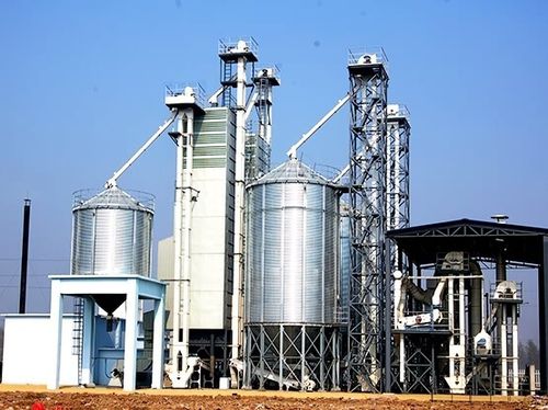 Silo für Getreide - TCZK series - SRON SILO ENGINEERING - galvanisiertem Stahl / Trichter / mit Vibrationsboden