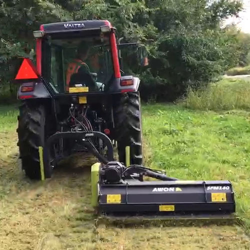 Angebautes horizontales Mulchgerät - SFM120-160 - Jiangsu AWON Machinery and Equipment Co.,Ltd  - abgesetzt / Hammer / für Obstgärten