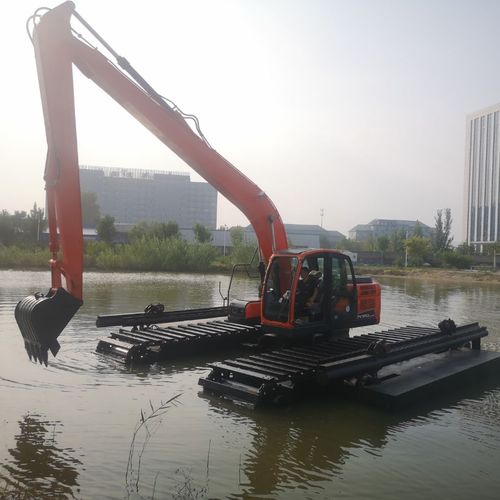 Hydraulischer Bagger - AEX-15 - Relong - auf Raupen / amphibisch