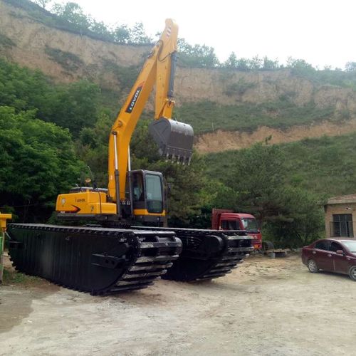 Hydraulischer Bagger - AEX-23 - Relong - auf Raupen / amphibisch