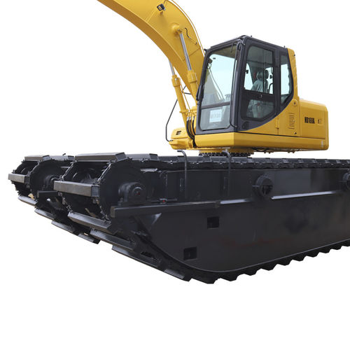 Hydraulischer Bagger - AEX-08 - Relong - auf Raupen / amphibisch