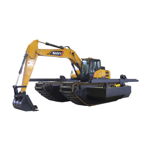 Hydraulischer Bagger - AEX-11 - Relong - auf Raupen / amphibisch