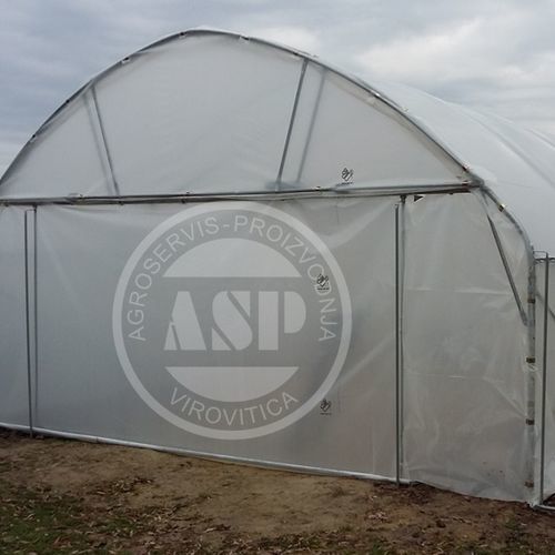 Eintunneliges Gewächshaus - P6 - Agroservis - proizvodnja d.o.o. - für Hobbygärten / mit Stahlstruktur / permanent