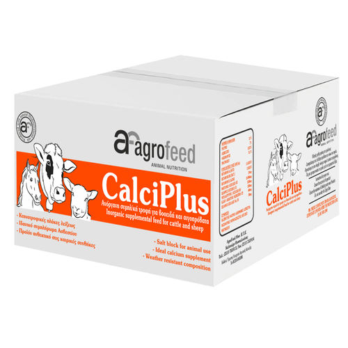 Leckstein für Rinder - CALCIPLUS  - Agrofeed - für Schafe / für Ziegen / Spurenelemente