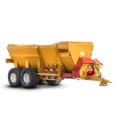 Gezogener Stalldungstreuer - SDS series - Richard Western Ltd - mit waagerechtem Aufbringer / einachsig / Tandem