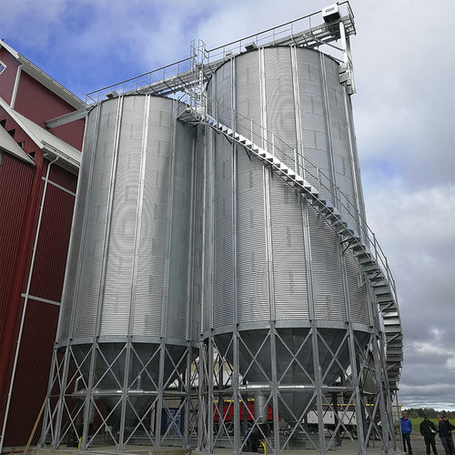 Silo für geringe Mengen - AGI - für Getreide / Stahl / Trichter