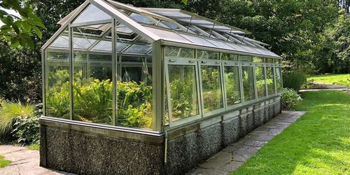 Einkuppeliges Gewächshaus - Resif Greenhouse Technologies - für Hobbygärten / Glas / Hobby