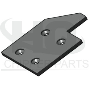 Verschleißplatte für Ventilatorblätter - J030 - HQ Chipper Parts - für Holzhäcksler von Jenz