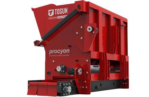Angebauter Stalldungstreuer - PROCYON - TOSUN - mit waagerechtem Aufbringer