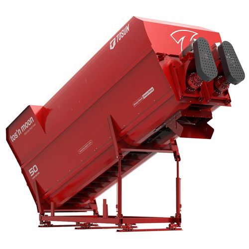 Schräg-Futtermischwagen - Tos'n Moon - TOSUN - stationär / 2-Schnecken / mit Wiegesystem