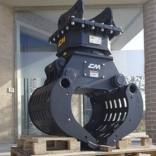 Rundholzzange für Forstwirtschaft - G180 - CM SRL - Landwirtschaft / für Mini-Bagger / für Bagger