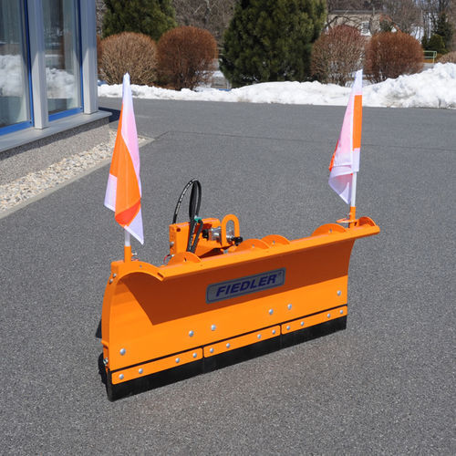 Gerader Schneeschild - FRS series - FIEDLER Maschinenbau und Technikvertrieb GmbH - mit Hydraulikregelung