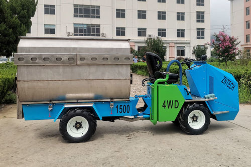 Dieselbetriebenes automatisches Fütterungssystem - GH1500 - Weihai ZY Modern Agricultural Equipment Technology Co.,Ltd - für Schweine / Trichter / mit Eigenantrieb