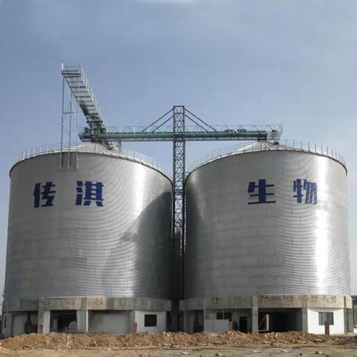 Silo mit flachem Boden - Dongying Fengtu Intelligent Storage Co., Ltd - für Getreide / Mais / galvanisiertem Stahl
