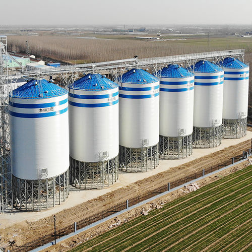 Silo mit Vibrationsboden - Dongying Fengtu Intelligent Storage Co., Ltd - für Getreide / für Lebensmittel / für Tiernahrung