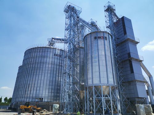 Silo mit Vibrationsboden - Dongying Fengtu Intelligent Storage Co., Ltd - für Getreide / für Tiernahrung / galvanisiertem Stahl