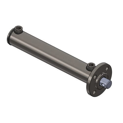 Flanschzylinder - 10743 - ROSI TEH DOO - hydraulisch / linear / für Traktor