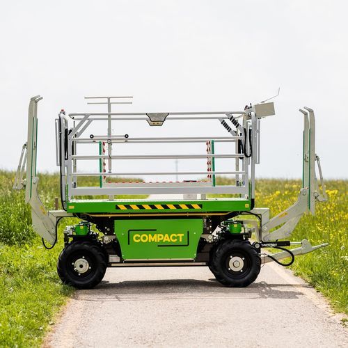 Erntewagen für Obstplantage - V11 - C.M.A. CARPENTERIE METALLICHE ANAUNIA S.R.L. - mit Eigenantrieb / höhenverstellbar / elektrisch