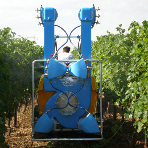 Turbinen-Sprühgerät - Air Unit 470 - CABA INDUSTRIE Srl - gezogen / traktormontiert / für Weinbau