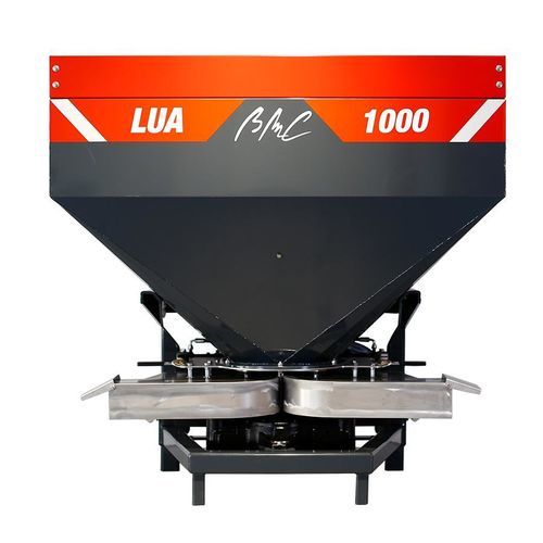 Angebauter Düngerstreuer - LUA series - BMC AGRICOLA S.L. - trocken / Granulat / Doppelscheiben