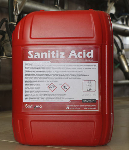 Flüssiges Desinfektionsmittel - Sanitiz Acid - Sanigma Dis. Tic. Ltd. Sti. - Melksystem / auf Phosphorsäurebasis