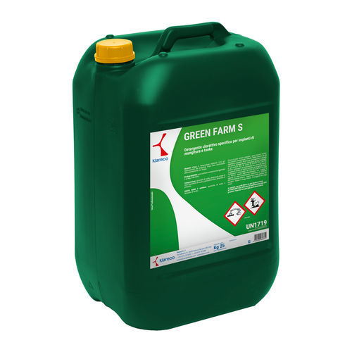 Flüssiges Desinfektionsmittel - GREEN FARM S - Klareco S.r.l. - für Zuchtzwecke / Melksystem