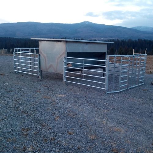 Zulauftrichter für Rinder - FEEA21.3000 - AHI - FARM CAMARA - Edelstahl / Multi-Access / Innenbereich