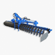 angebaute Kurzscheibenegge / einteilig / mit Hydraulikregelung / mit Dreipunktanbau