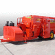 festinstallierter Häcksler / dieselbetrieben / mit hydraulischem Einzug