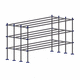 Metallsitzstange / Kunststoff / modular / 8 Sitzstangen