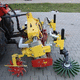 bewegliche Egge / mit Rolle