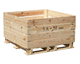 Obst-Boxpalette / Holz / Lager