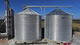 Silo mit flachem Boden / für Getreide / Mais / aus galvanisiertem Stahl