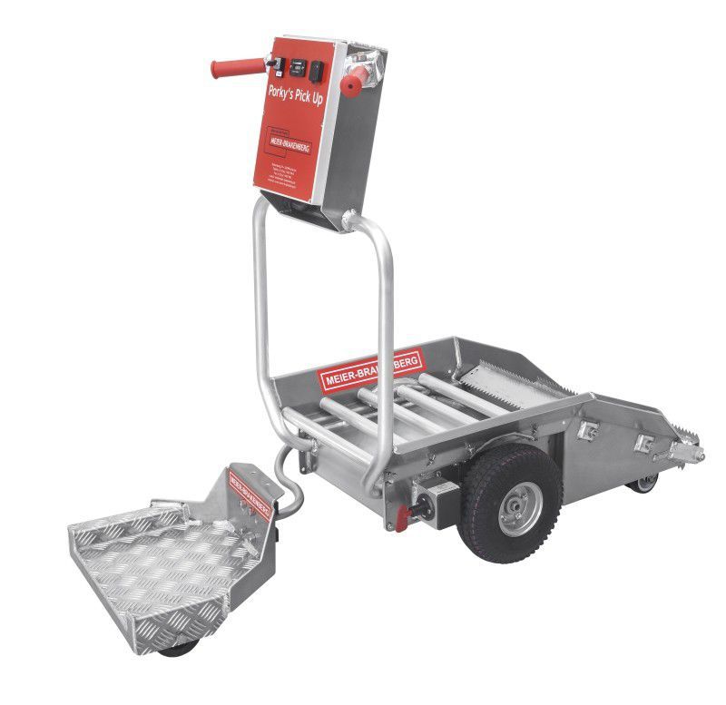 motorized pig carcass cart