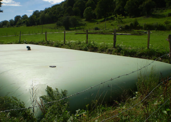 Cuba de agua - RCY - para purines / abierta / flexible