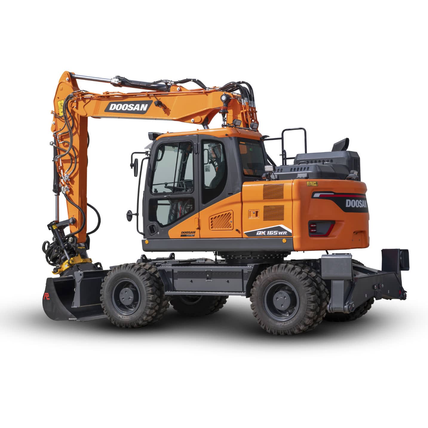 Pala excavadora hidráulica - DX165WR-7 - DOOSAN INFRACORE CO. LTD - con ...