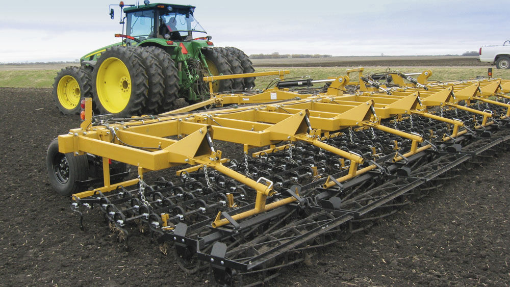 Cultivador remolcado Alloway Standard Industries, Inc. con rodillo