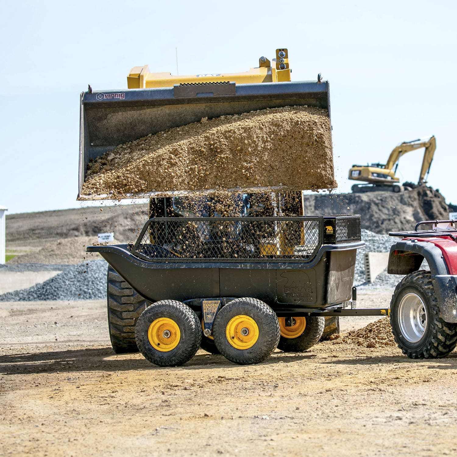 Remolque volquete HD 1200 TA Polar Trailer basculante / en tándem