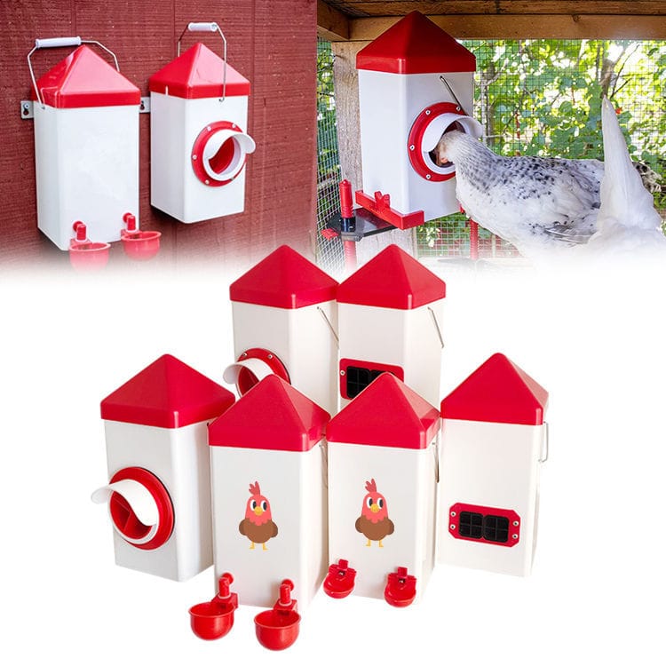 Comedero Para Pollos De 3 Kg, A Prueba De Salpicaduras, Para