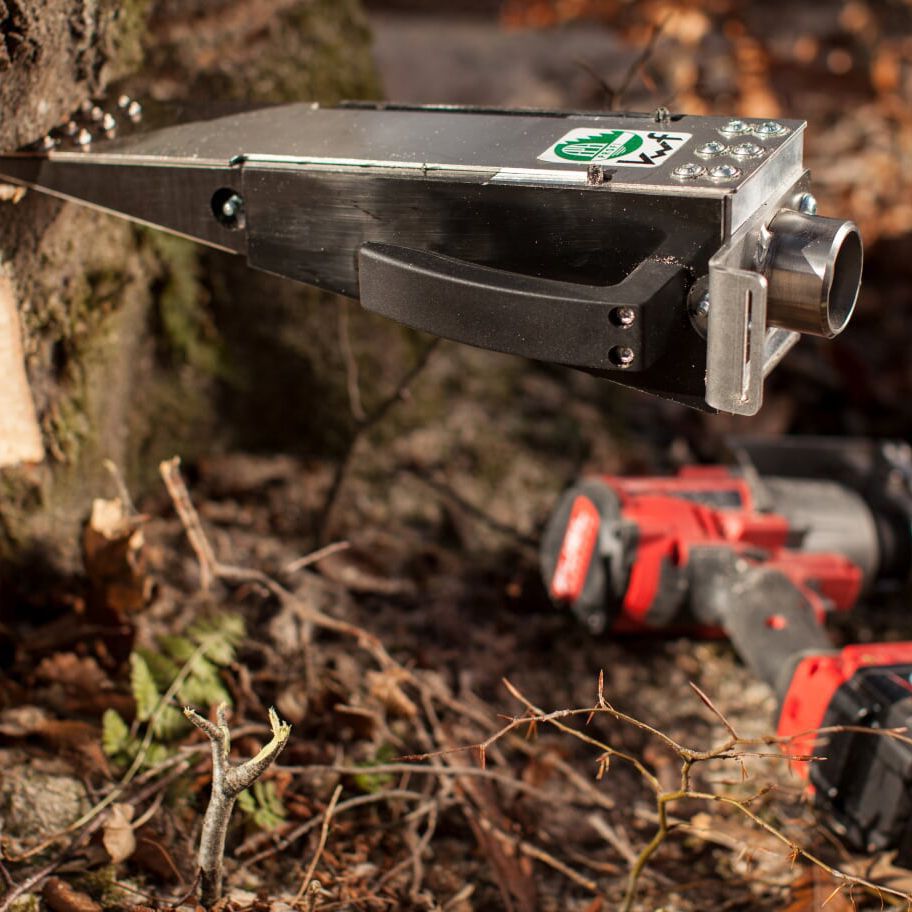 Cuña De Tala Mecánica Forst FK-700 - Husillo Para Talar árboles Con Llave De Impacto, Fabricada En Alemania